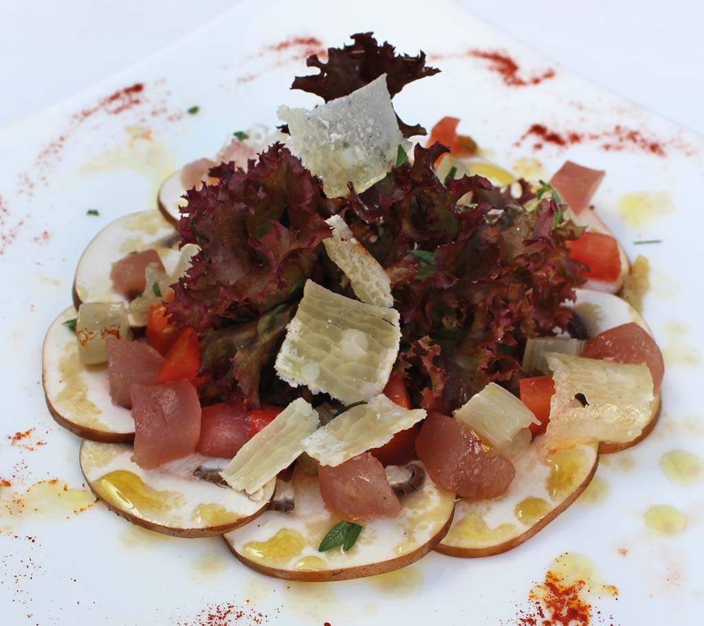 Recetas - Ensaladas - Ensalada De Champiñones Portobello Con Tartar De ...